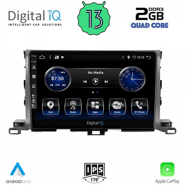 DIGITAL IQ BXH 3700_CPA (10inc) MULTIMEDIA TABLET OEM TOYOTA HIGHLANDER mod. 2014-2019