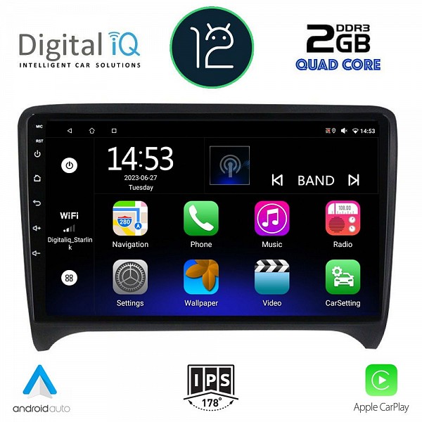 DIGITAL IQ RSB 2009_CPA (9inc) MULTIMEDIA TABLET OEM AUDI TT  mod. 2007-2015