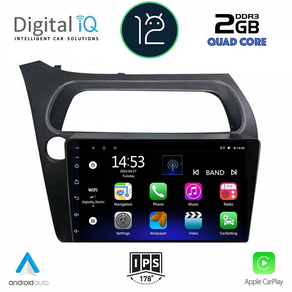 DIGITAL IQ RSB 2189_CPA (9inc) MULTIMEDIA TABLET OEM HONDA CIVIC 3D-5D mod. 2006-2012