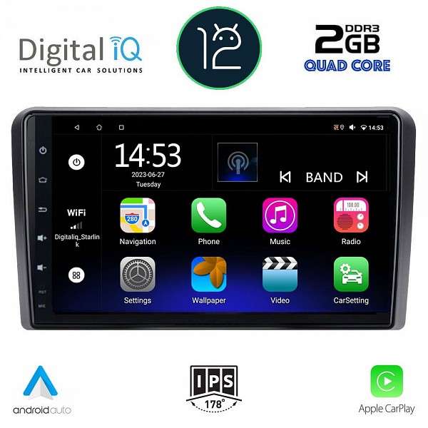 DIGITAL IQ RSB 2221_CPA (9inc) MULTIMEDIA TABLET OEM HYUNDAI H1 mod. 2007>