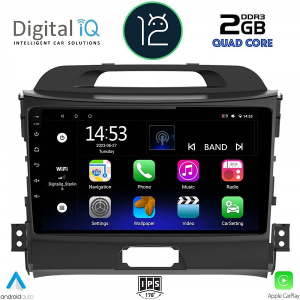 DIGITAL IQ RSB 2325_CPA (9inc) MULTIMEDIA TABLET OEM KIA SPORTAGE mod. 2010-2015