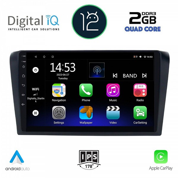 DIGITAL IQ RSB 2365_CPA (9inc) MULTIMEDIA TABLET OEM MAZDA 3 mod. 2003-2008