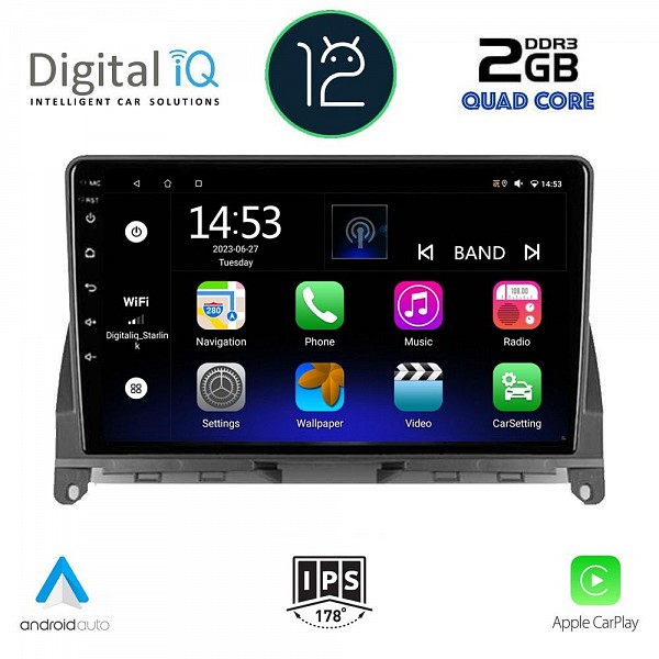 DIGITAL IQ RSB 2405_CPA (9inc) MULTIMEDIA TABLET OEM MERCEDES C (W204) mod. 2007-2011