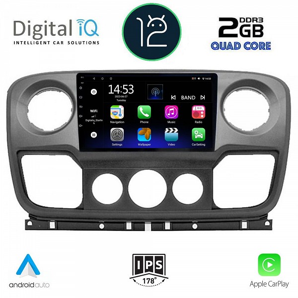 DIGITAL IQ RSB 2463_CPA (10inc) MULTIMEDIA TABLET OEM NISSAN NV400 - OPEL MOVANO - RENAULT MASTER mod. 2010-2020
