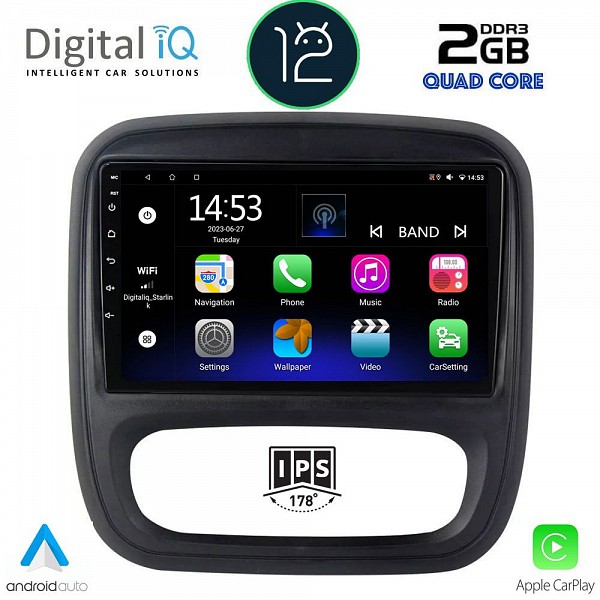 DIGITAL IQ RSB 2499_CPA (9inc) MULTIMEDIA TABLET OEM OPEL VIVARO ? RENAULT TRAFIC ? FIAT TALENDO ? NISSAN NV 300 mod. 2014>