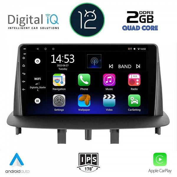 DIGITAL IQ RSB 2556_CPA (9inc) MULTIMEDIA TABLET OEM RENAULT MEGANE 3 mod. 2009-2016