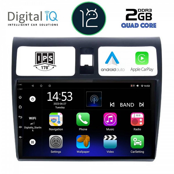 DIGITAL IQ RSB 2684_CPA (10inc) MULTIMEDIA TABLET OEM SUZUKI SWIFT mod. 2005-2011