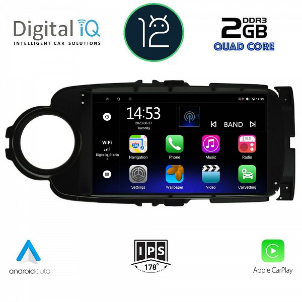 DIGITAL IQ RSB 2737_CPA (9inc) MULTIMEDIA TABLET OEM TOYOTA YARIS mod. 2011-2020