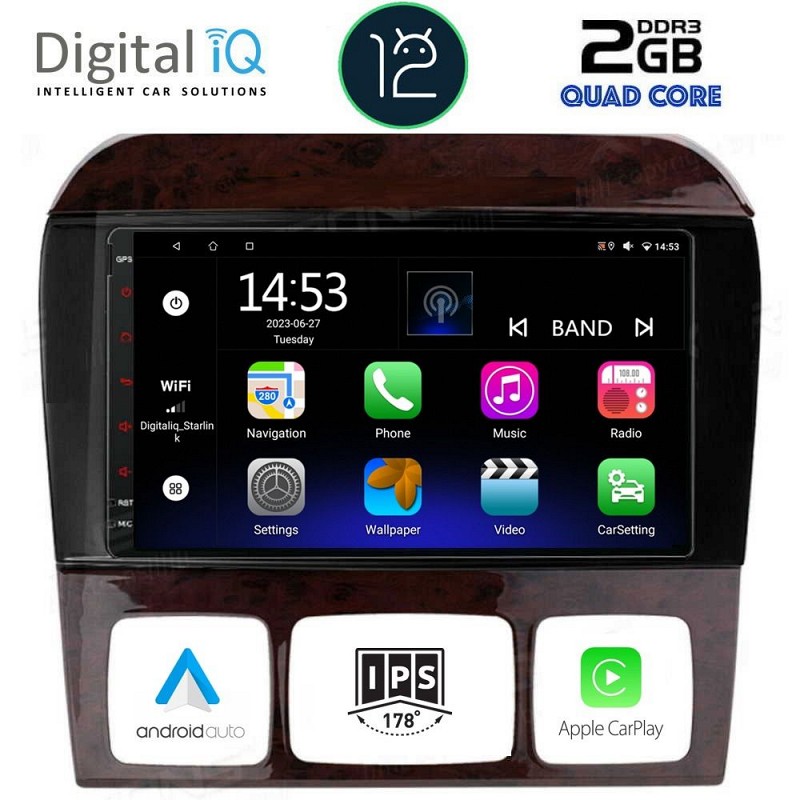 DIGITAL IQ RSB 2426_CPA (9inc) MULTIMEDIA TABLET OEM MERCEDES  S  W220  mod. 1998-2005