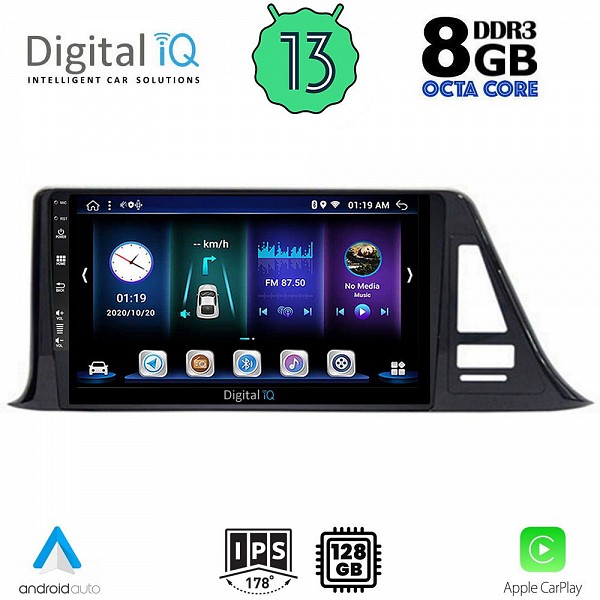 DIGITAL IQ BXD 8709_CPA (9inc) MULTIMEDIA TABLET OEM TOYOTA CH-Rmod. 2017>