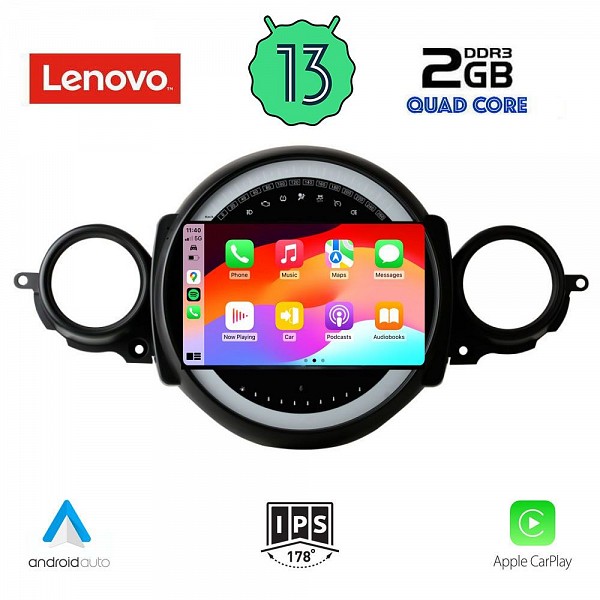 Digital iQ LENOVO LVD 4064_CPA (9inc) MULTIMEDIA TABLET OEM MINI COOPER (R56-R57) mod. 2006-2014 - CLUBMAN (R55) mod. 2007-2014