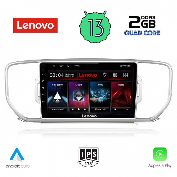 Digital iQ LENOVO LVD 4326_CPA (9inc) MULTIMEDIA TABLET OEM KIA SPORTAGE mod. 2015-2018