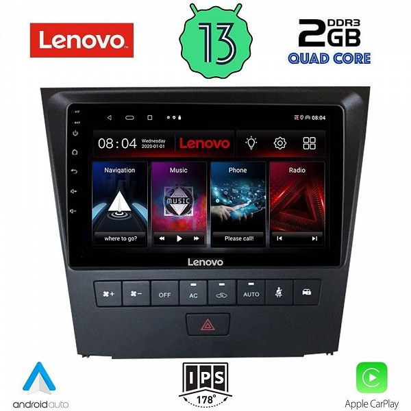Digital iQ LENOVO LVD 4341_CPA (9inc) MULTIMEDIA TABLET OEM LEXUS GS mod. 2004-2011