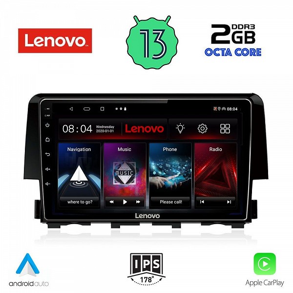 Digital iQ LENOVO LVF 7191_CPA (9inc) MULTIMEDIA TABLET OEM HONDA CIVIC mod. 2016>
