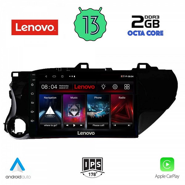 Digital iQ LENOVO LVF 7721_CPA (10inc) MULTIMEDIA TABLET OEM TOYOTA HILUX mod. 2017>