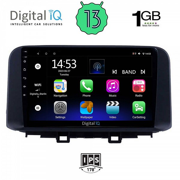 DIGITAL IQ RSA 1237_GPS (10inc) MULTIMEDIA TABLET OEM HYUNDAI KONA mod. 2017>