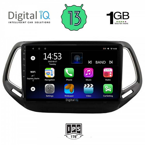 DIGITAL IQ RSA 1278_GPS (10inc) MULTIMEDIA TABLET OEM JEEP COMPASS mod. 2016>
