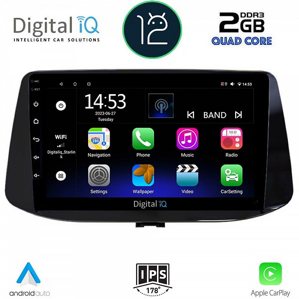 DIGITAL IQ RSB 2233_CPA (9inc) MULTIMEDIA TABLET OEM HYUNDAI i30 mod. 2018>