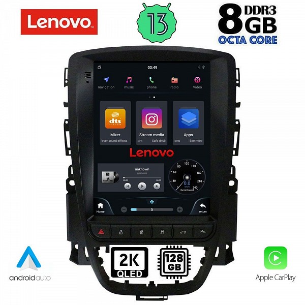Digital iQ LENOVO SSW 10972_CPA TESLA STYLE OEM OPEL ASTRA J mod. 2011-2016
