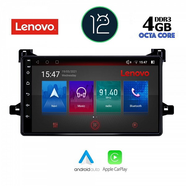 Digital iQ LENOVO SSX 9727_CPA (9inc) MULTIMEDIA TABLET OEM TOYOTA PRIOUS mod. 2016-2020