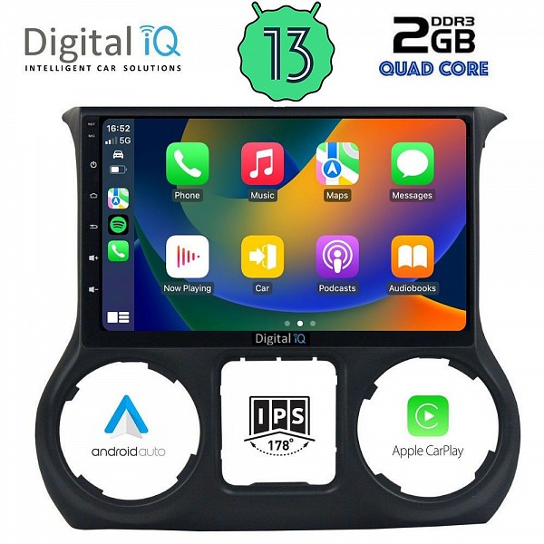 DIGITAL IQ RSB 2295_CPA (10inc) MULTIMEDIA TABLET OEM JEEP WRANGLER  mod. 2011-2017