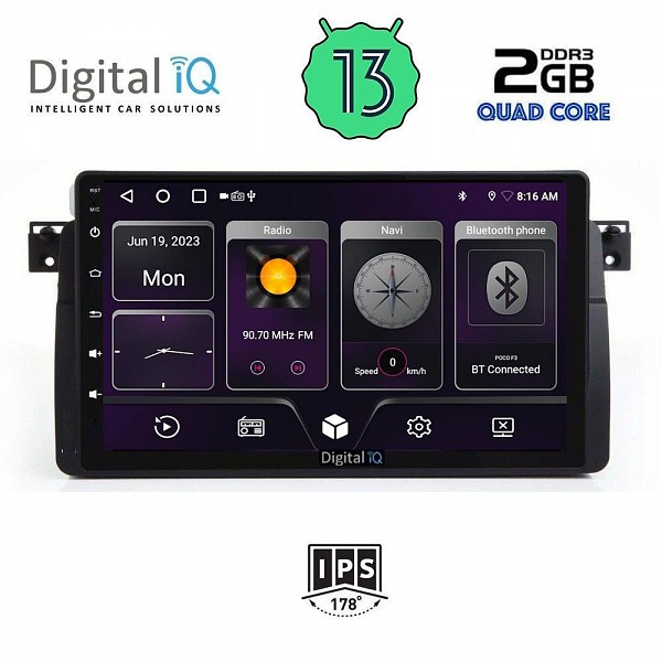 DIGITAL IQ BXB 1042_GPS (9inc) MULTIMEDIA TABLET OEM BMW E46 mod. 1998-2005