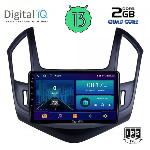 DIGITAL IQ BXB 1077_GPS (9inc) MULTIMEDIA TABLET OEM CHEVROLET CRUZE mod. 2013-2015