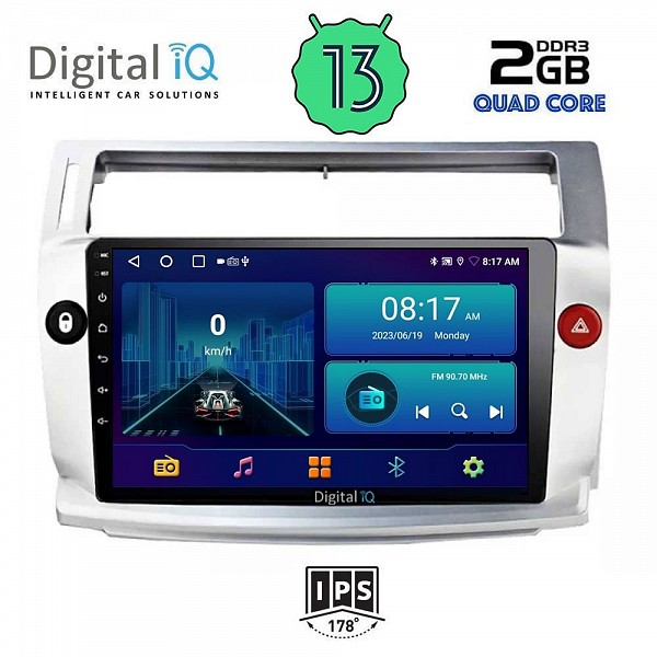 DIGITAL IQ BXB 1084_GPS (9inc) MULTIMEDIA TABLET OEM CITROEN C4  mod. 2004-2011