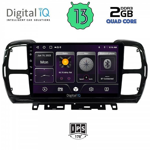 DIGITAL IQ BXB 1088_GPS (9inc) MULTIMEDIA TABLET OEM CITROEN C5 AIRCROSS mod. 2017-2021