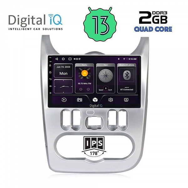 DIGITAL IQ BXB 1101_GPS (9inc) MULTIMEDIA TABLET OEM DACIA DUSTER ? LOGAN ? SANDERO mod. 2006-2012