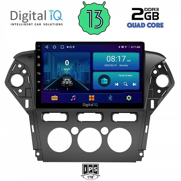DIGITAL IQ BXB 1163_GPS A/C (10inc)  MULTIMEDIA TABLET OEM FORD MONDEO mod. 2011-2013