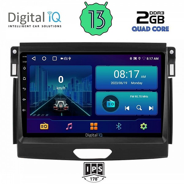 DIGITAL IQ BXB 1172_GPS (9inc) MULTIMEDIA TABLET OEM FORD RANGER mod. 2015-2018