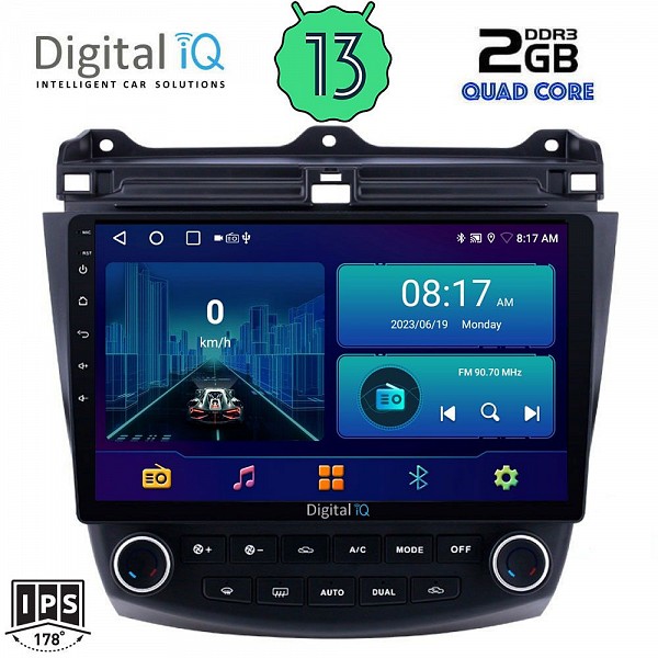 DIGITAL IQ BXB 1182_GPS (10inc) MULTIMEDIA TABLET OEM HONDA ACCORD mod. 2003-2007