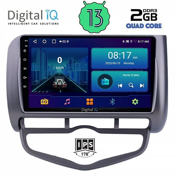DIGITAL IQ BXB 1210_GPS CLIMA (9inc) MULTIMEDIA TABLET OEM HONDA JAZZ mod. 2002-2008