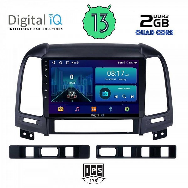 DIGITAL IQ BXB 1239_GPS (9inc) MULTIMEDIA TABLET OEM HYUNDAI SANTA FE  mod. 2005-2013