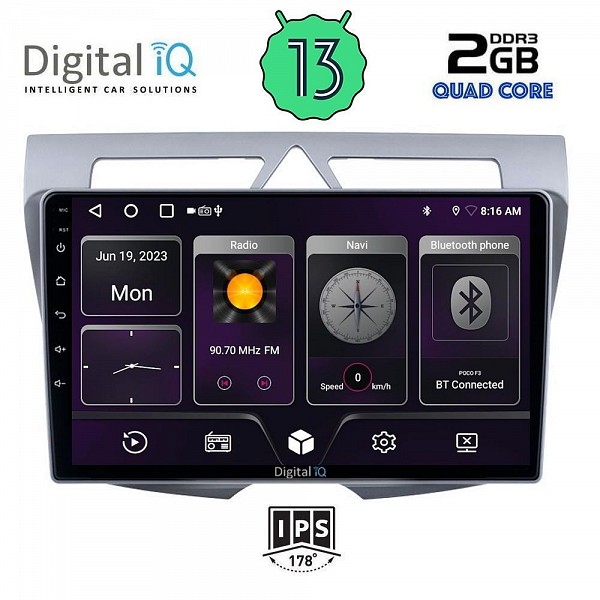 DIGITAL IQ BXB 1307_GPS (9inc) MULTIMEDIA TABLET OEM KIA PICANTO mod. 2008-2011