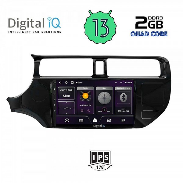 DIGITAL IQ BXB 1314_GPS (9inc) MULTIMEDIA TABLET OEM KIA RIO mod. 2012-2015