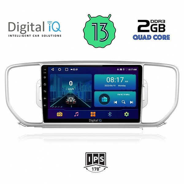 DIGITAL IQ BXB 1326_GPS (9inc) MULTIMEDIA TABLET OEM KIA SPORTAGE mod. 2015-2018