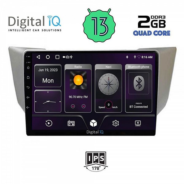 DIGITAL IQ BXB 1345_GPS (9inc) MULTIMEDIA TABLET OEM LEXUS RX 300 ? 400 mod. 2003-2008