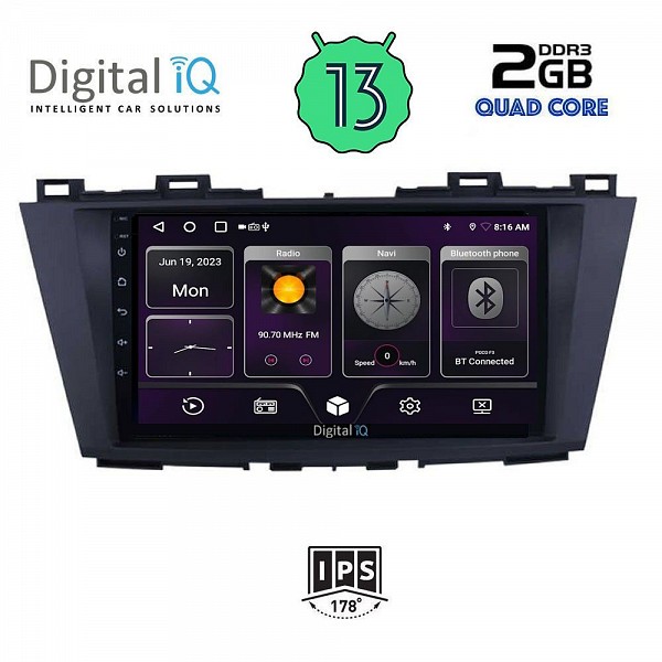 DIGITAL IQ BXB 1371_GPS (9inc) MULTIMEDIA TABLET OEM MAZDA 5 mod. 2011>