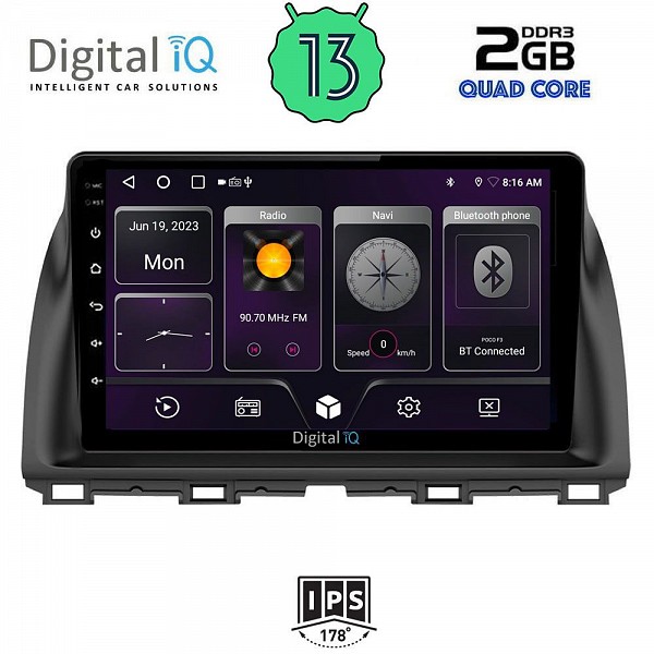 DIGITAL IQ BXB 1380_GPS (10inc) MULTIMEDIA TABLET OEM MAZDA CX5 mod. 2013-2017