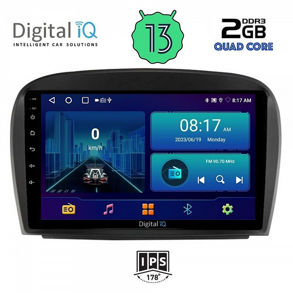 DIGITAL IQ BXB 1427_GPS (9inc) MULTIMEDIA TABLET OEM MERCEDES SL (R230) FACELIFT mod. 2006-2012