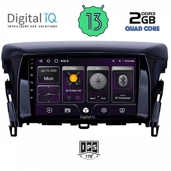 DIGITAL IQ BXB 1432_GPS (9inc) MULTIMEDIA TABLET OEM MITSUBISHI ECLIPSE CROSS mod. 2018>