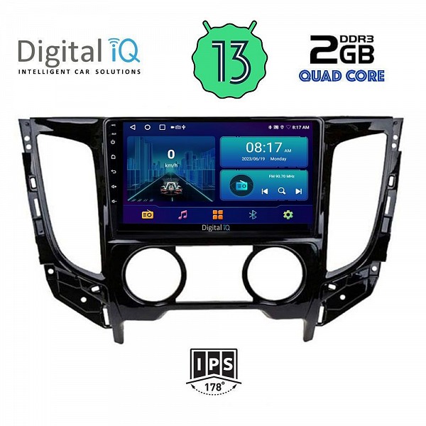 DIGITAL IQ BXB 1437_GPS A/C (9inc) MULTIMEDIA TABLET OEM MITSUBISHI L200 mod. 2015>  A/C