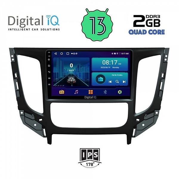 DIGITAL IQ BXB 1437_GPS CLIMA (9inc) MULTIMEDIA TABLET OEM MITSUBISHI L200 mod. 2015>  CLIMA