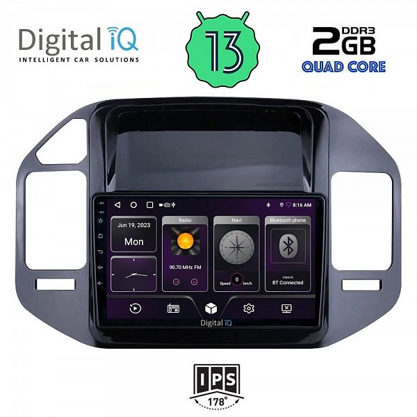 DIGITAL IQ BXB 1444_GPS (9inc) MULTIMEDIA TABLET OEM MITSUBISHI PAJERO mod. 1999-2006