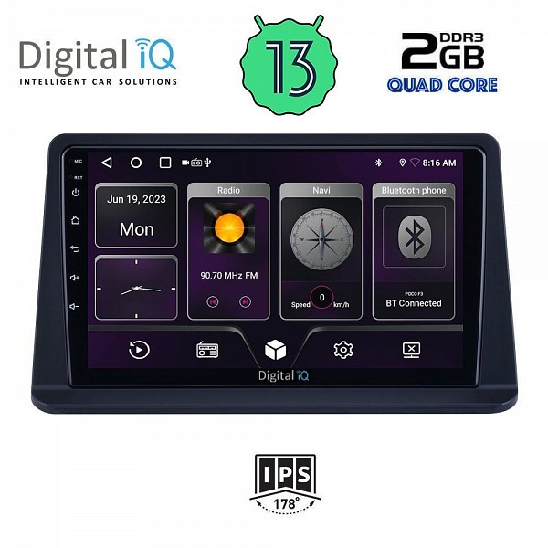 DIGITAL IQ BXB 1445_GPS (9inc) MULTIMEDIA TABLET OEM MITSUBISHI PAJERO mod. 1999-2006