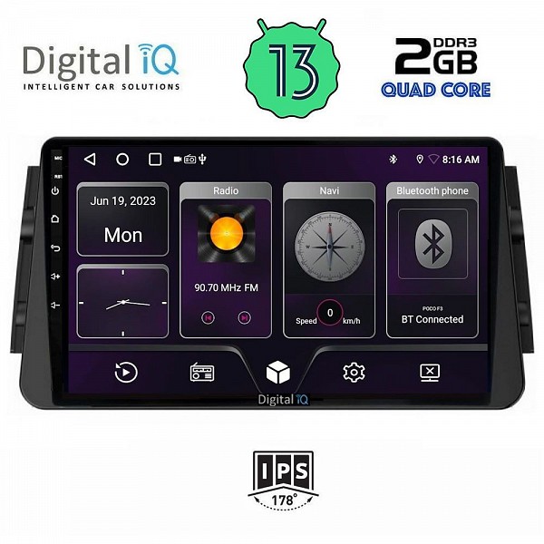DIGITAL IQ BXB 1460_GPS (9inc) MULTIMEDIA TABLET OEM NISSAN MICRA mod. 2017>