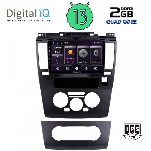DIGITAL IQ BXB 1465_GPS (9inc)MULTIMEDIA TABLET OEM NISSAN TIDA mod. 2004>