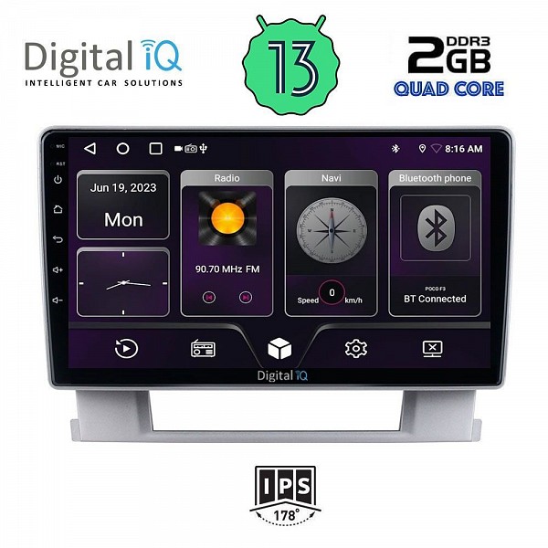 DIGITAL IQ BXB 1482_GPS (9inc) MULTIMEDIA TABLET OEM OPEL ASTRA Jmod. 2010-2016